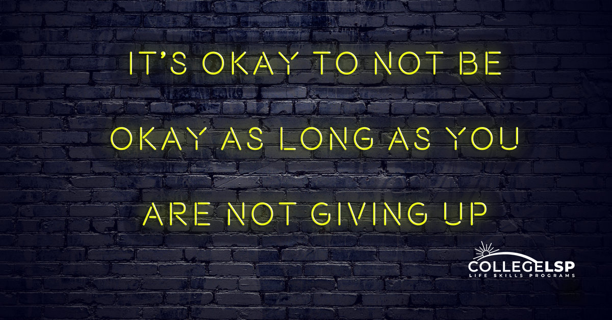 It is Okay to Not be Okay